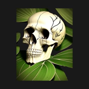 skull with plant T-Shirt