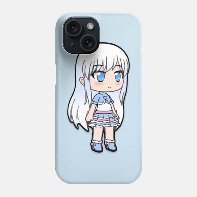 Gacha Sunday Dress Phone Case by Itz toca froggy