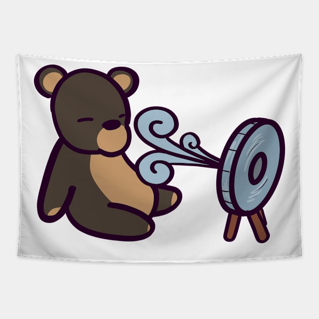 Bear Conditioning Tapestry by ThumboArtBumbo