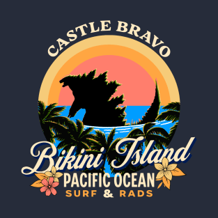 Bikini Island, Surf and Rads. T-Shirt