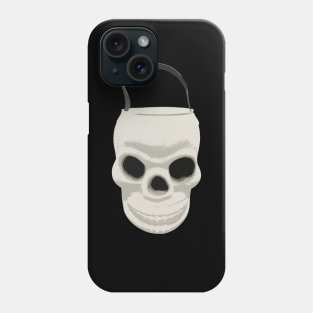 Halloween Skull Bucket Phone Case