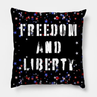 Freedom and LIberty Pillow