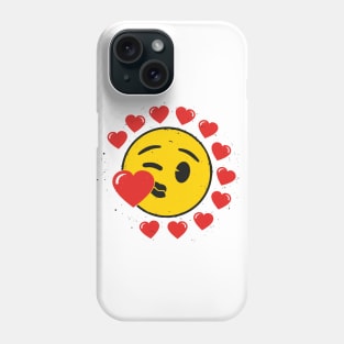 Love Heart Emoji Phone Case