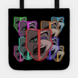 Acrors Trippy Masks Tote