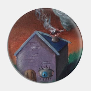 Smoking House Pin