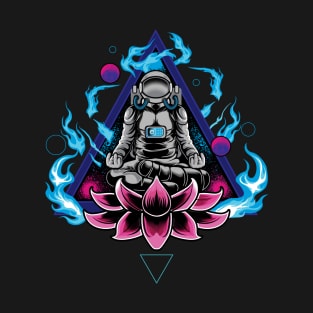 meditating astronauts T-Shirt