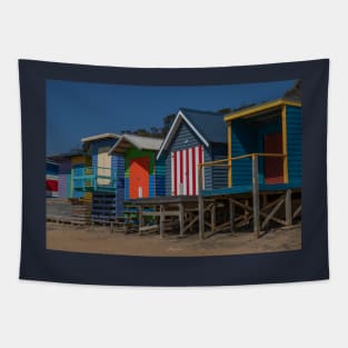 Boat sheds at Mt Martha North, Mornington Peninsula, Victoria, Australia. Tapestry