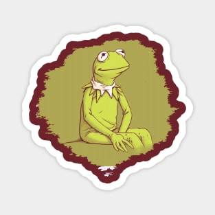 Kermit The Frog relaxing... Magnet