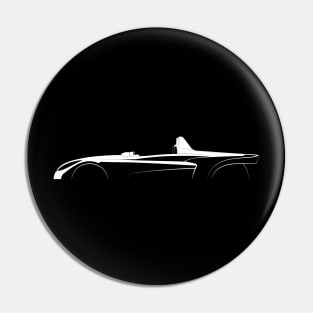 Peugeot 207 Spider Silhouette Pin