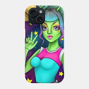 Alien Babe 2 Phone Case