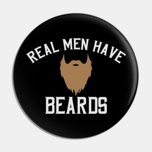 Real Men Beard Pin