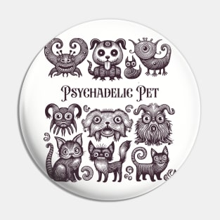 Psychadelic Pet Pin