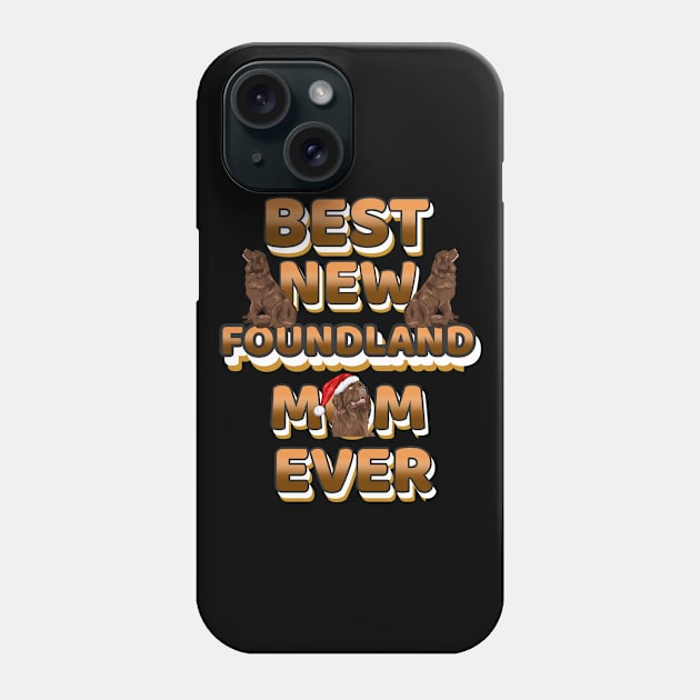 Best Dog Mom Ever Newfoundland Phone Case by Bullenbeisser.clothes