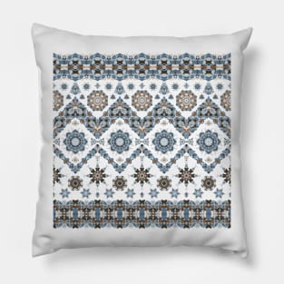 Ethnic patterns in oriental style. Pillow