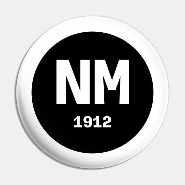 New Mexico | NM 1912 Pin by KodeLiMe