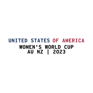 USA American Flag Soccer Women's World Cup 2023 T-Shirt