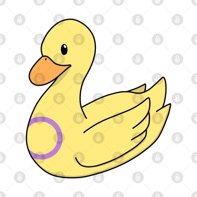 Pastel Intersex Duck by ceolsonart