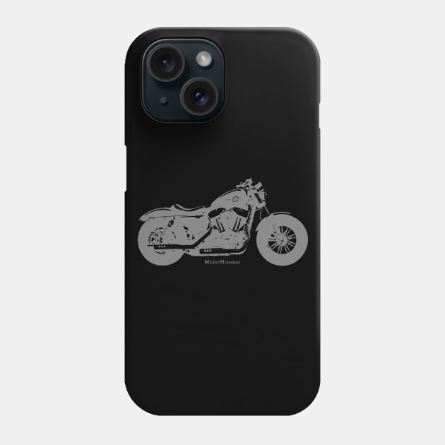 Harley Forty-Eight 19, shadow Phone Case by MessyHighway