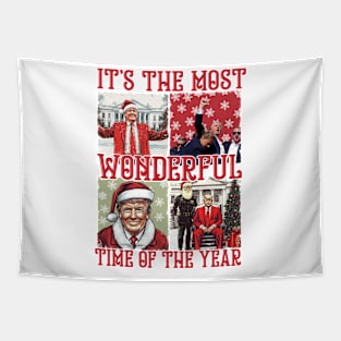 Humorous Trump Christmas, Make Christmas Great Again, Trump Won Tapestry