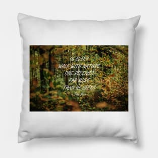 Walk with nature 4 Pillow