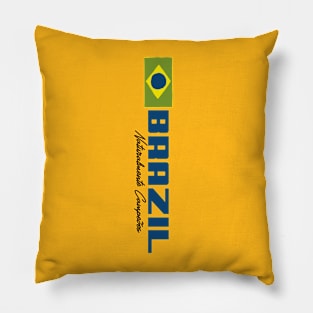 Brazil Brasil Brazilian Soccer Fan Pillow