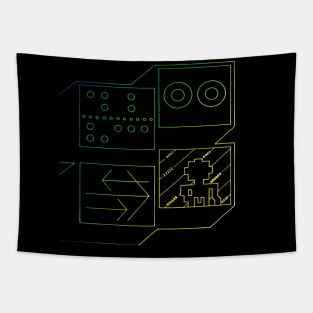 Cybernetics Robot Tapestry