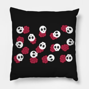 UPDATE - Skull and Roses Pillow