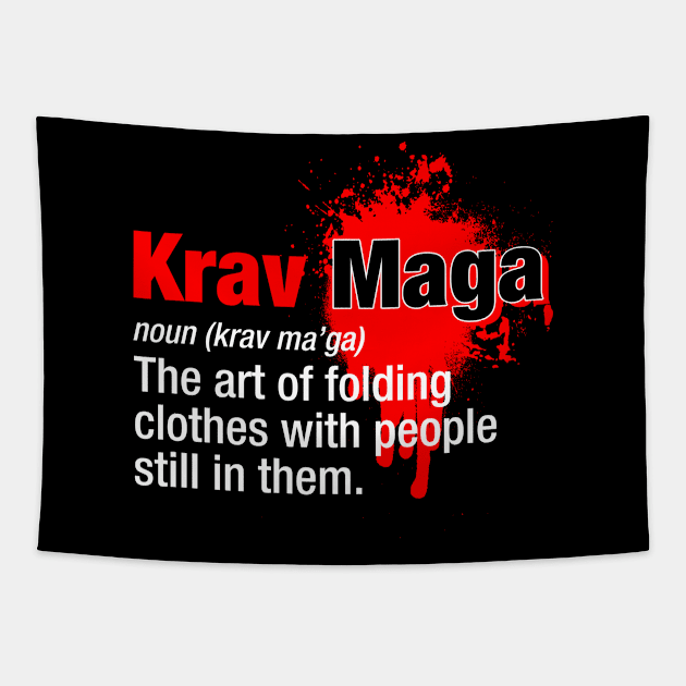 krav maga Tapestry by ShirtsShirtsndmoreShirts