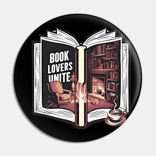 The Book Was Better than The Movie Book Nerd Funny Shirt Pin