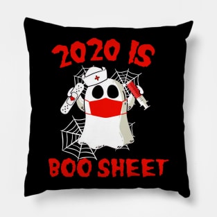 2020 Is Boo Sheet Halloween Ghost Wear Mask T-Shirt Pillow