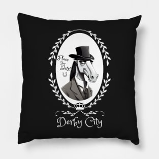 Derby City Collection: Place Your Bets 6 (Black) Pillow