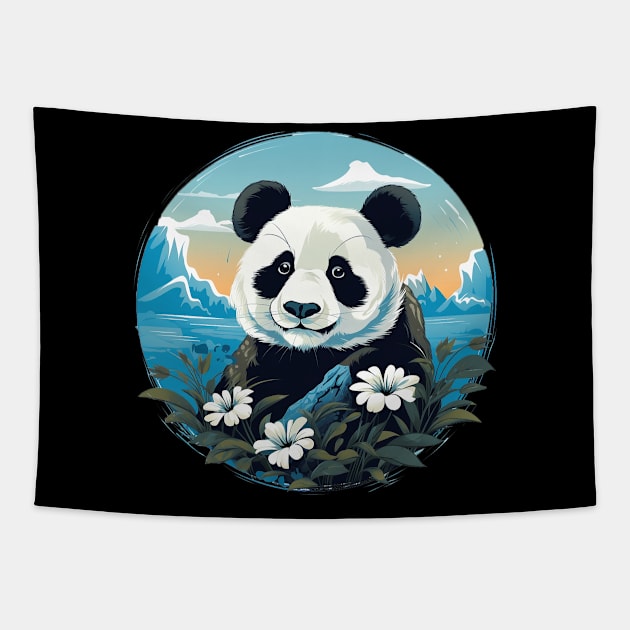 panda Tapestry by piratesnow