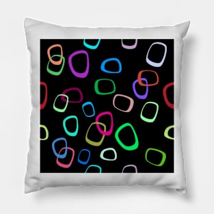 Groovy Rings Pattern Pillow