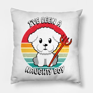ive been a naughty boy - furry dog Pillow