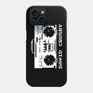 david crosby vintage 70s,music is life Phone Case