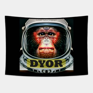 Funny DYOR Bored Ape Crypto Meme Tapestry