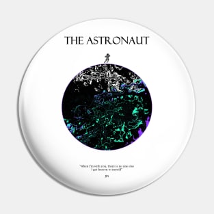 The Astronaut Moon Dark Pin