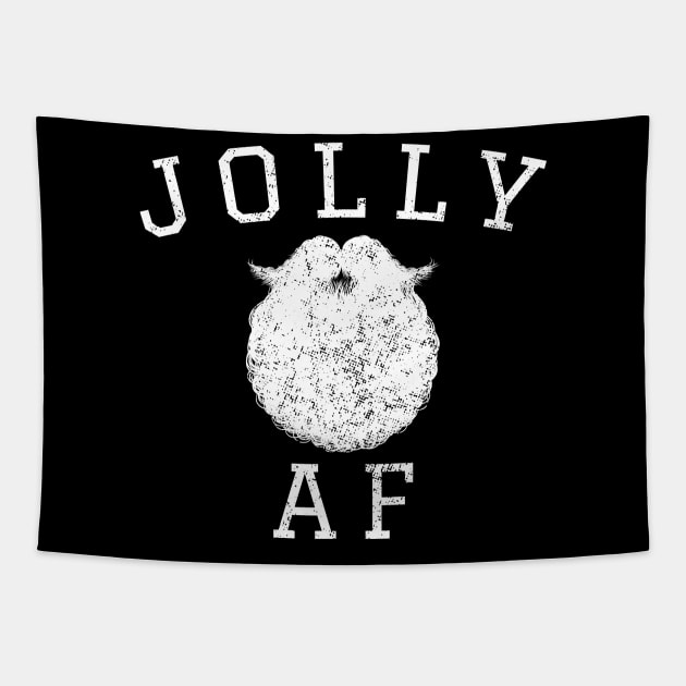 Jolly-AF Funny Christmas Black Tapestry by Duhkan Painting