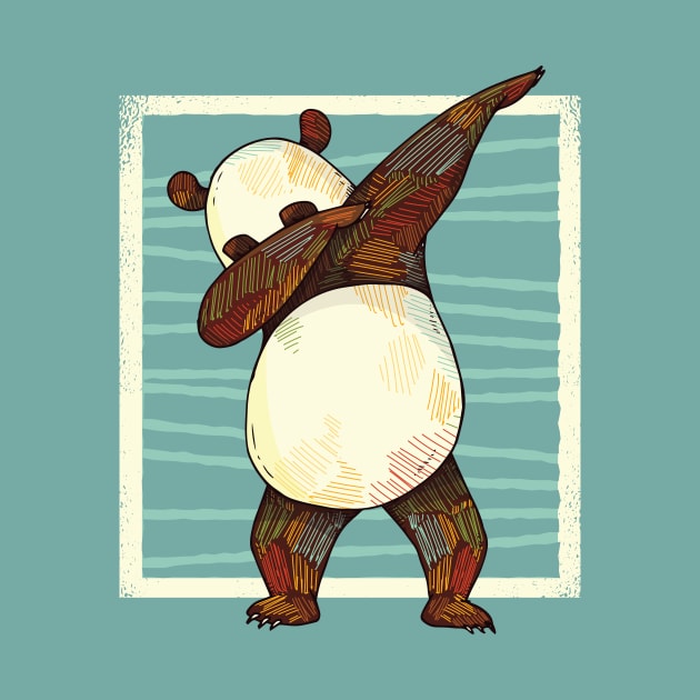 Dabbing Panda by LR_Collections