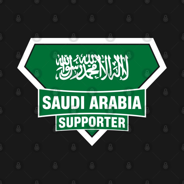 Saudi Arabia Super Flag Supporter by ASUPERSTORE