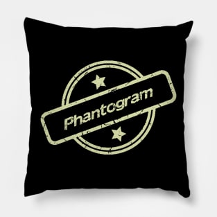 vintage phantogram band Pillow