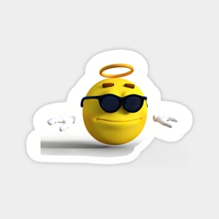 Social Distance Please Cool Funny Emoji Happy Face 2020 Magnet