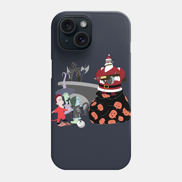 Wrong Santa Phone Case by seamustheskunk