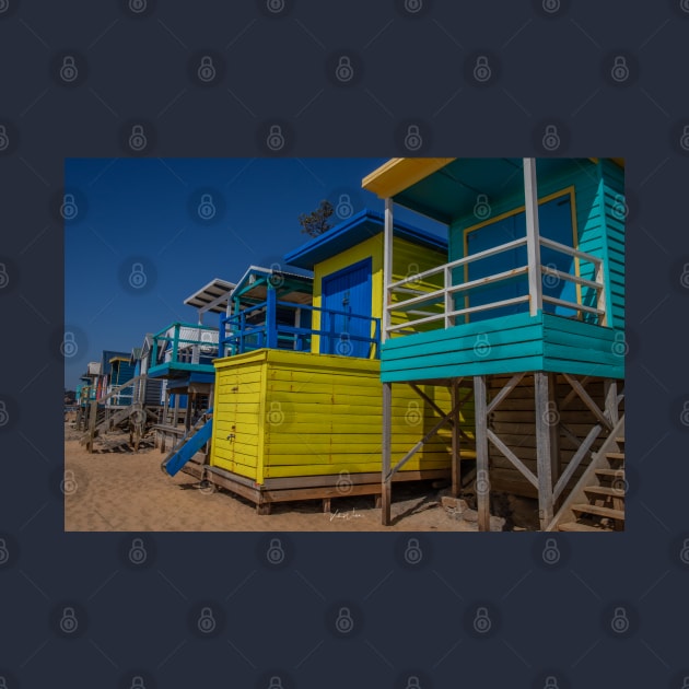 Boat sheds at Mt Martha North, Mornington Peninsula, Victoria, Australia. by VickiWalsh