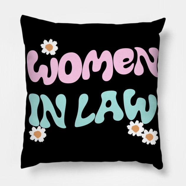 women in law Pillow by ithacaplus