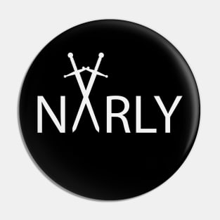 Narly artistic text design Pin