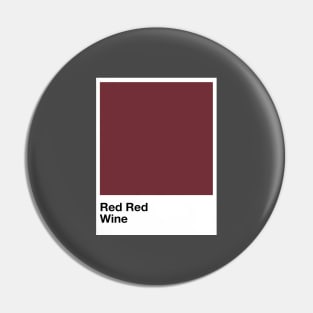 Pantone Red Red Wine Pin