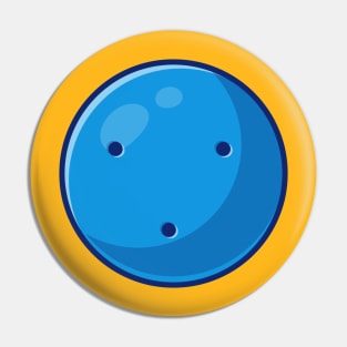 Hockey Blue Small Training Ball Pin