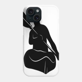 Touring Kayaking Black Phone Case