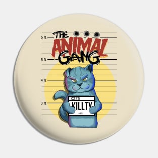 the animal gang cat urban style Pin